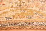 Border Fine Biblical Adam and eve scene Turkish pictorial Antique silk rug 48890 by Nazmiyal
