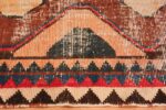 Border Shabby chic Vintage Persian Gabbeh rug 48973 by Nazmiyal