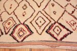 Border Vintage Beni Ourain Moroccan Berber rug 48954 by Nazmiyal
