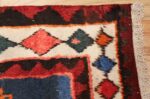 colorful shabby chic vintage persian gabbeh rug 48968 corner Nazmiyal