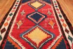 colorful shabby chic vintage persian gabbeh rug 48968 field Nazmiyal