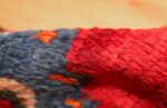 colorful shabby chic vintage persian gabbeh rug 48968 pile Nazmiyal