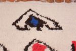 Colorful Vintage Moroccan Berber Shag Rug 48953 Blue House Nazmiyal