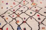 Colorful Vintage Moroccan Berber Shag Rug 48953 Field Middle Nazmiyal