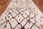 Colorful Vintage Moroccan Berber Shag Rug 48953 Field Wide Shot Nazmiyal
