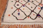 Colorful Vintage Moroccan Berber Shag Rug 48953 Side Corner Nazmiyal
