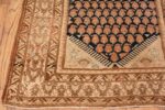 Corner Tribal Paisley design Antique Persian Malayer runner rug 50671 by Nazmiyal