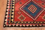 Corner Vintage tribal shabby chic Persian Gabbeh rug 48966 by Nazmiyal