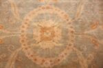 decorative antique turkish oushak rug 48941 middle Nazmiyal