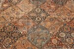 Detail Large Garden Design Antique Persian Kerman rug 50683 by Nazmiyal