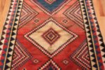 Field Vintage tribal shabby chic Persian Gabbeh rug 48966 by Nazmiyal