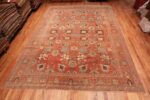Full Fine vase design Antique Persian Tabriz Haji Jalili rug 48868 by Nazmiyal