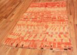 Full Burnt Orange Shaggy Vintage Moroccan Berber rug 48950 by Nazmiyal