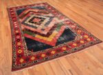 Full Diamond design Vintage Tribal Persian Shabby Chic Gabbeh rug 48963 by Nazmiyal