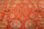 large luxurious antique turkish angora oushak rug 48923 field Nazmiyal