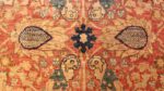 magnificent large oversized antique persian silk tabriz haji jalili rug 48981 peony Nazmiyal