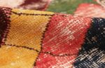Pile Diamond design Vintage Tribal Persian Shabby Chic Gabbeh rug 48963 by Nazmiyal