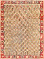 Rare Small Size Antique Indian Agra Rug 48854 Nazmiyal