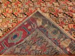 Picture of the weave of the Rare Small Size Antique Indian Agra Rug 48854