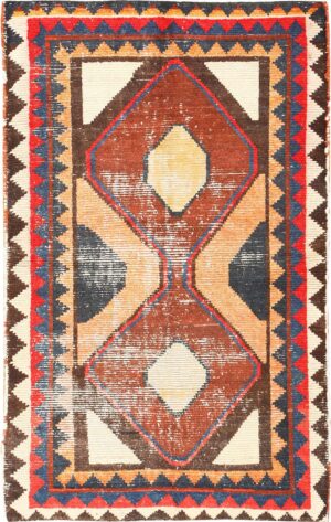 Shabby Chic Vintage Persian Gabbeh Rug 48973 Nazmiyal