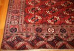 tribal antique room size caucasian turkoman bokara rug 50526 corner Nazmiyal