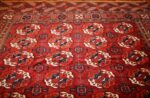 tribal antique room size caucasian turkoman bokara rug 50526 top Nazmiyal