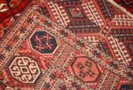 tribal antique room size caucasian turkoman bokara rug 50526 weave Nazmiyal
