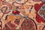 vintage european celtic hunting rug by artist george bain 48852 spike Nazmiyal