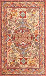 Vintage European Celtic Hunting Rug by George Bain 48852 Nazmiyal