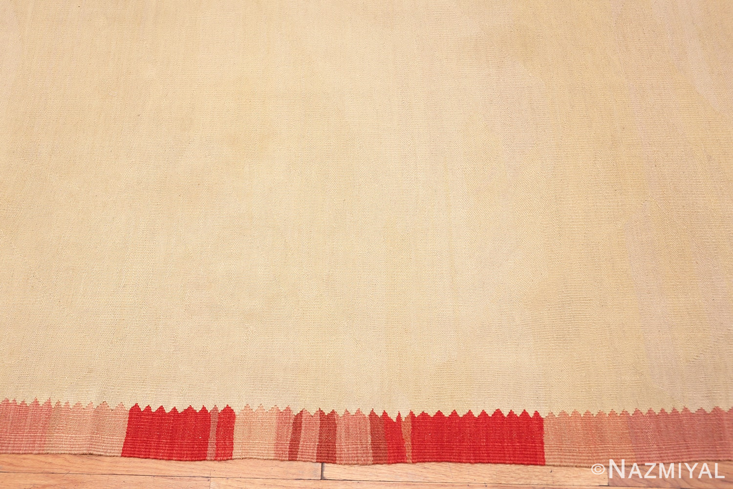 Border Large oversized vintage Folk Art Romanian Bessarabian Kilim rug 48871 by Nazmiyal