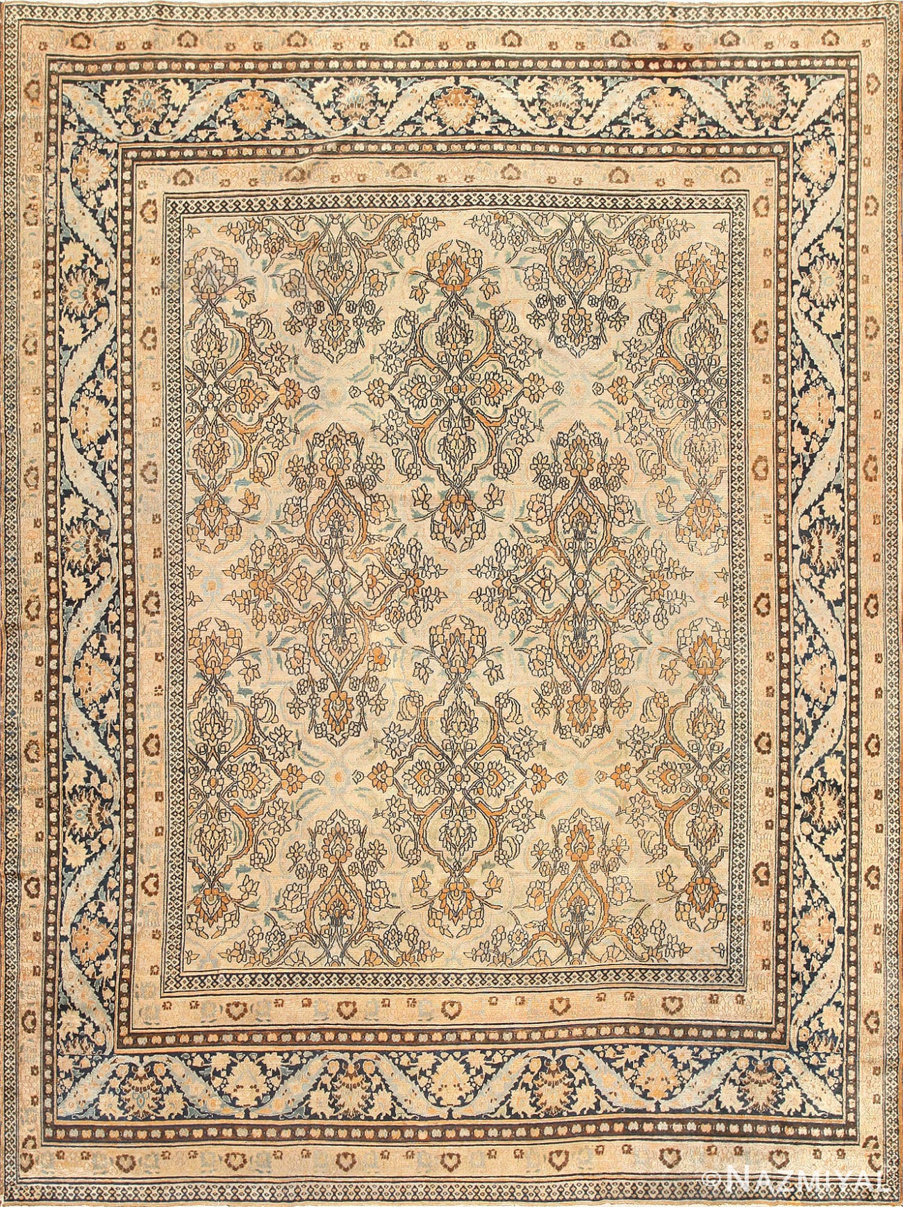 Fine All Over Design Antique Persian Khorassan Rug 50697 Nazmiyal