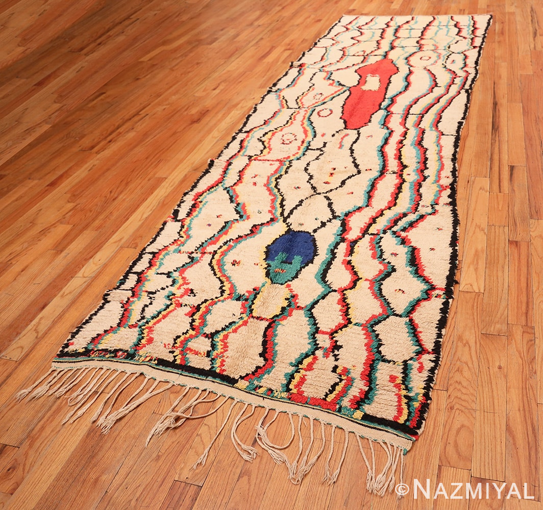 Full Gallery Size Vintage Berber Moroccan rug 48948 by Nazmiyal