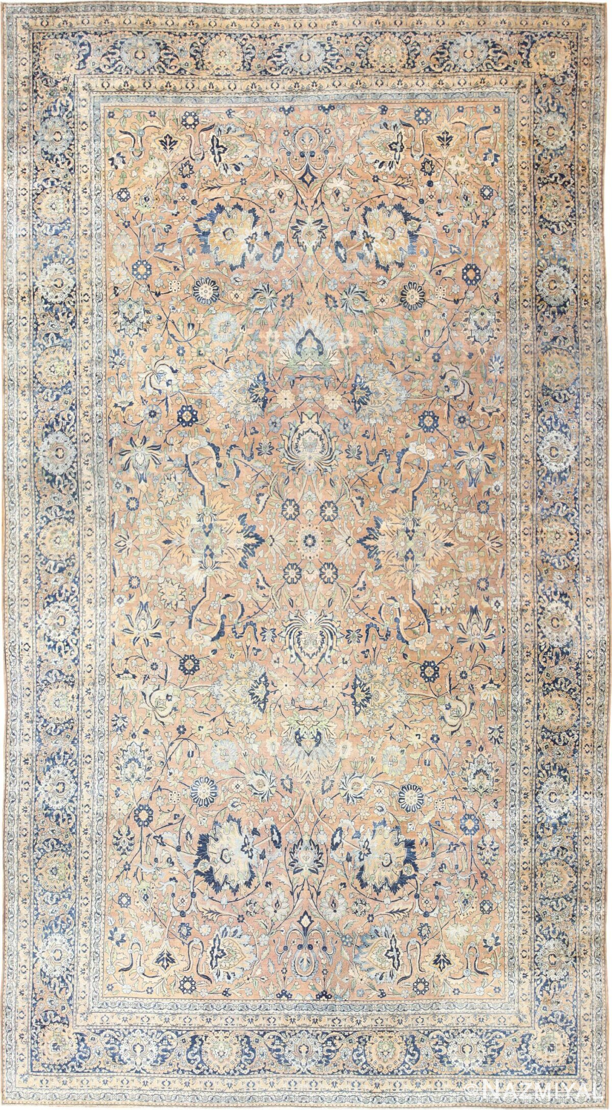 Oversized Antique Persian Kerman Rug 48670 Detail/Large View