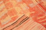 Weave Burnt Orange Shaggy Vintage Moroccan Berber rug 48950 by Nazmiyal