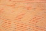Weave detail Burnt Orange Shaggy Vintage Moroccan Berber rug 48950 by Nazmiyal