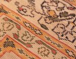 Weave detail Fine Biblical Adam and eve scene Turkish pictorial Antique silk rug 48890 by Nazmiyal