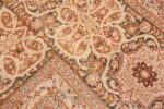Weave detail Fine room size Antique Persian Tabriz Haji Jalili rug 50696 by Nazmiyal
