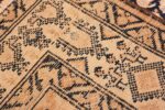 Weave detail Tribal Paisley design Antique Persian Malayer runner rug 50671 by Nazmiyal