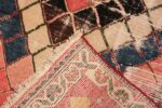 Weave Diamond design Vintage Tribal Persian Shabby Chic Gabbeh rug 48963 by Nazmiyal