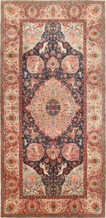 Antique Agra Indian Rug 7992 Detail/Large View
