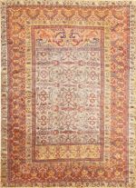 Antique Silk Persian Farahan Rug 40995 Nazmiyal