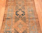 Field Tribal Antique Persian Heriz Serapi runner rug 48994 by Nazmiyal