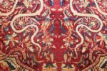 fine large silk and wool persian kerman lavar antique rug 48957 scrolls Nazmiyal