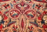fine large silk and wool persian kerman lavar antique rug 48957 tiara Nazmiyal