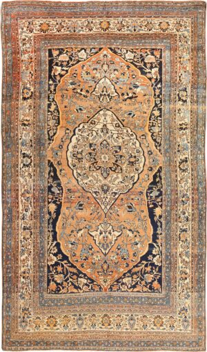Fine Room Size Persian Tabriz Antique Rug 50547 Nazmiyal