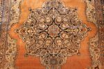 fine small scatter size antique persian tabriz rug 50693 medallion Nazmiyal