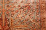 fine small size vintage silk turkish hereke prayer rug 50703 fly Nazmiyal