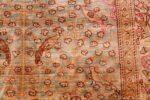 fine small size vintage silk turkish hereke prayer rug 50703 trees Nazmiyal
