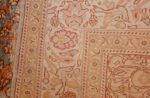 fine small size vintage silk turkish hereke prayer rug 50703 weave Nazmiyal