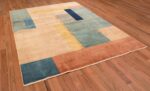 Full Vintage Mid Century Art Deco Indian rug 48996 by Nazmiyal Full Vintage Mid Century Art Deco Indian rug 48996 by Nazmiyal